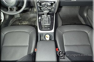 перетяжка салона эко-кожей Audi A5