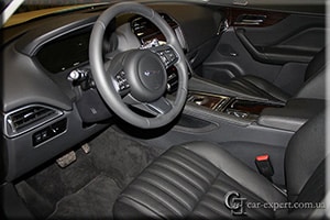 Перетяжка салона кожей Jaguar F-Pace