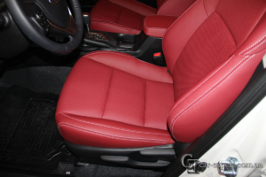 перетяжка салона кожей rav4 - 1
