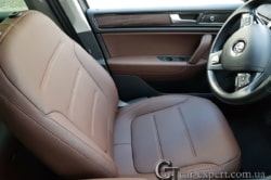 перетяжка салона кожей vw touareg - 4