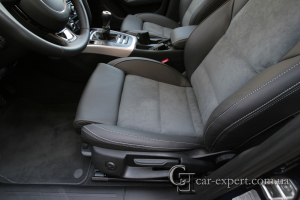 Перетяжка салона кожей и алькантарой Audi A4