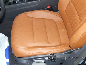 Перетяжка сидений кожей Volkswagen Touareg