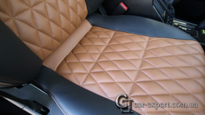 отделка сидений ромбиком Merxedes G500