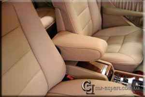 Перетяжка салона кожей Mercedes W126