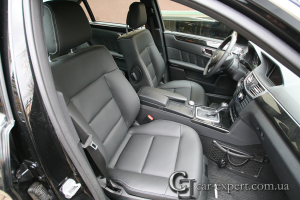 Перетяжка салона mercedes w212 кожей